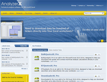 Tablet Screenshot of analyzerxl.com