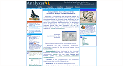 Desktop Screenshot of analyzerxl.de